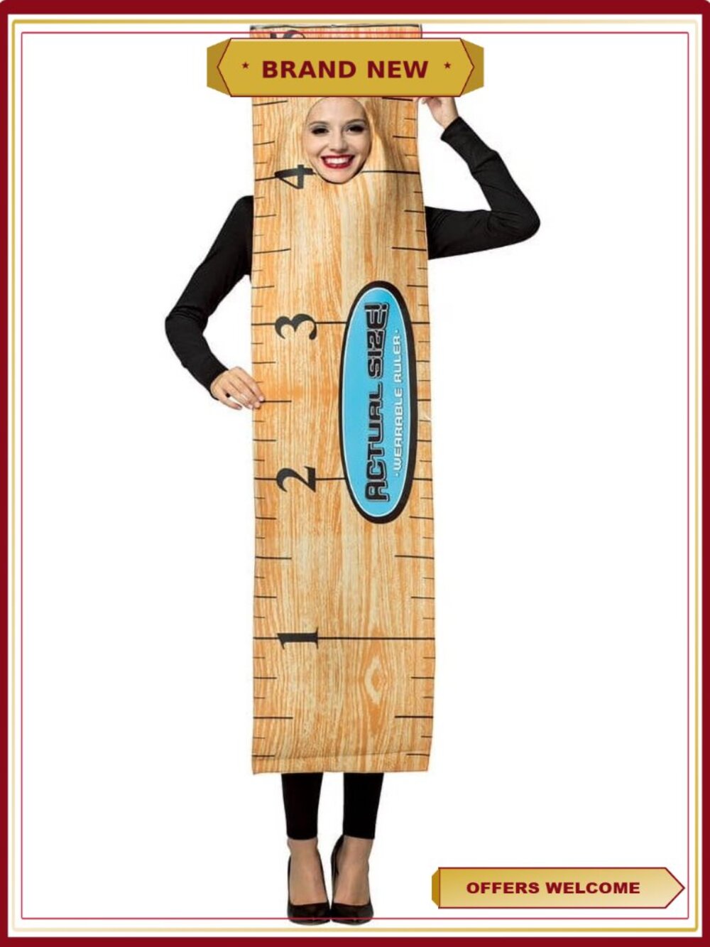Rasta Imposta Ruler Halloween Costume One Size Adults Yellow